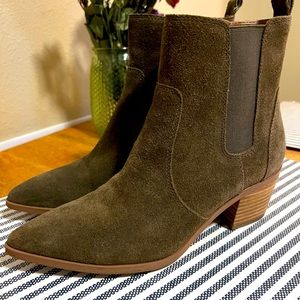 Franco Sarto Suede Booties